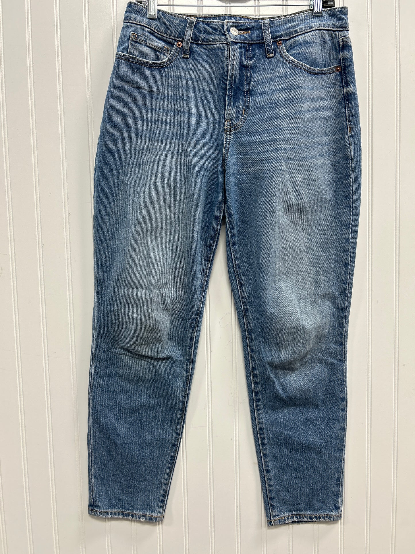Jeans Straight By Old Navy In Blue Denim, Size:6