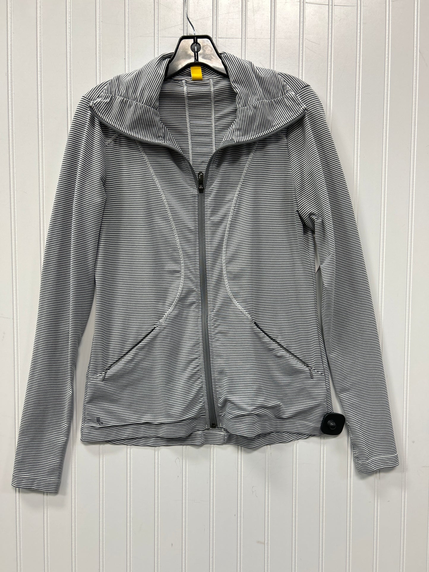 Athletic Jacket By Lole In Grey, Size:L