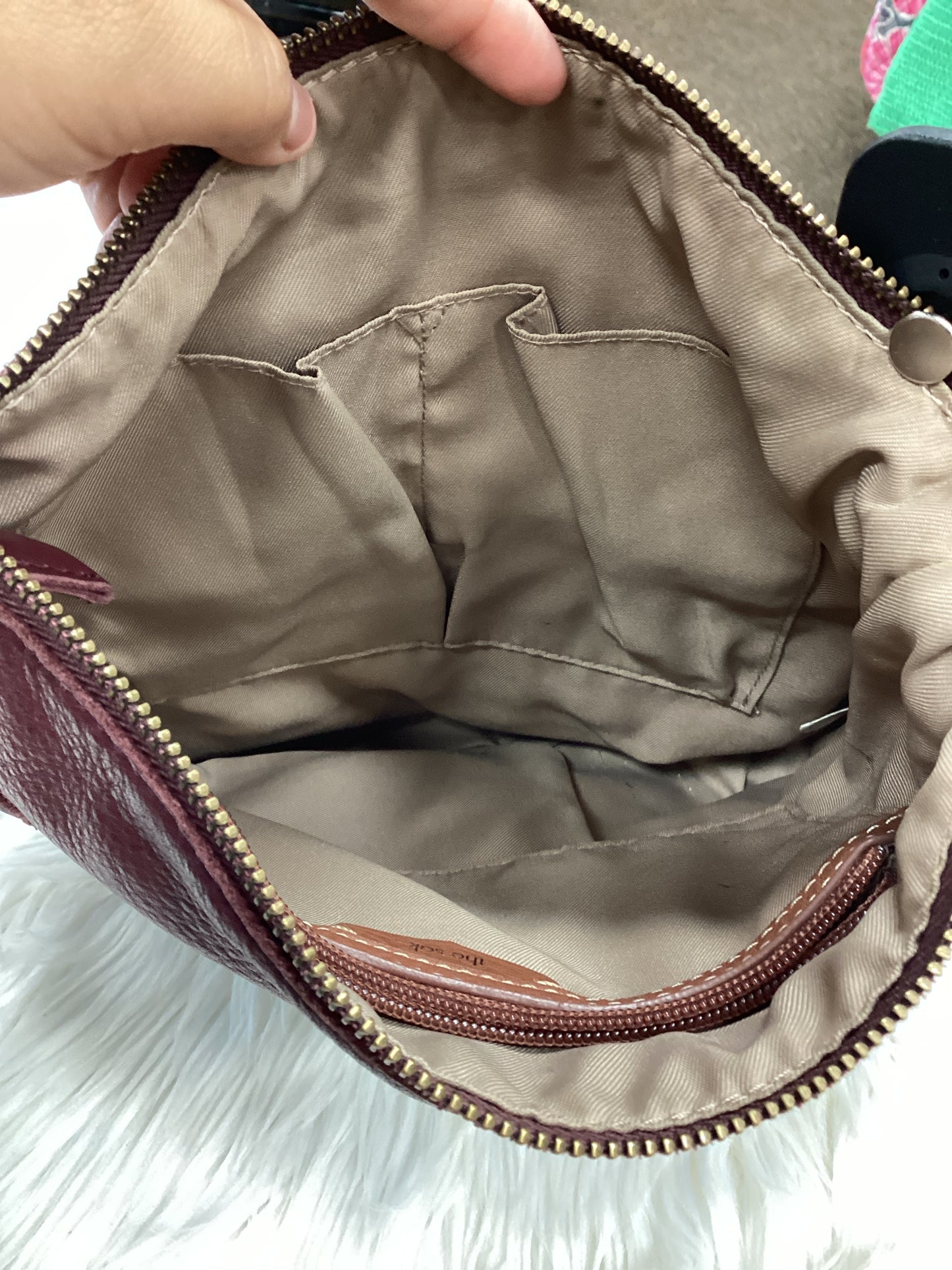 Handbag Leather By The Sak In Red, Size:Large