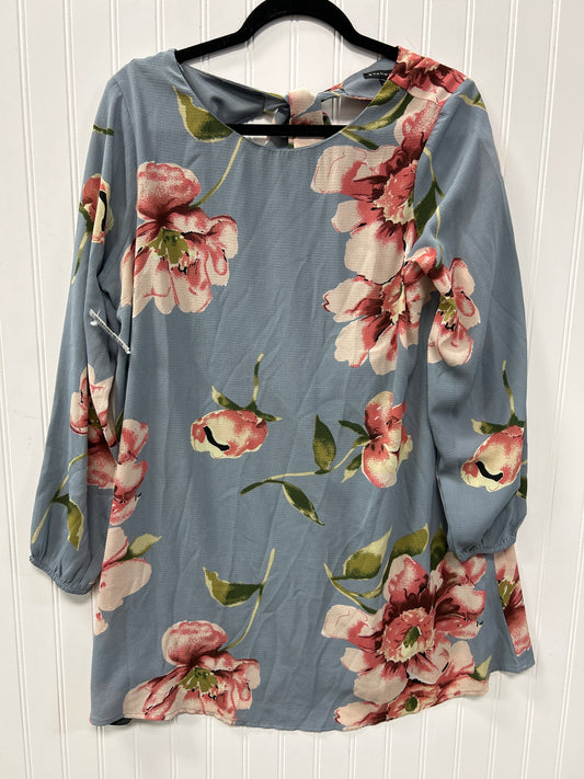 Dress Casual Midi By Staccato In Blue, Size:L