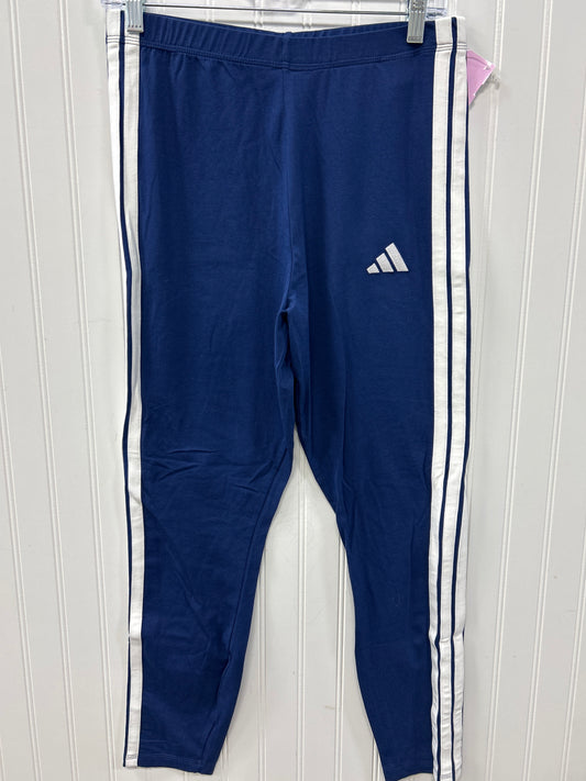 Athletic Leggings By Adidas In Bronze, Size:L
