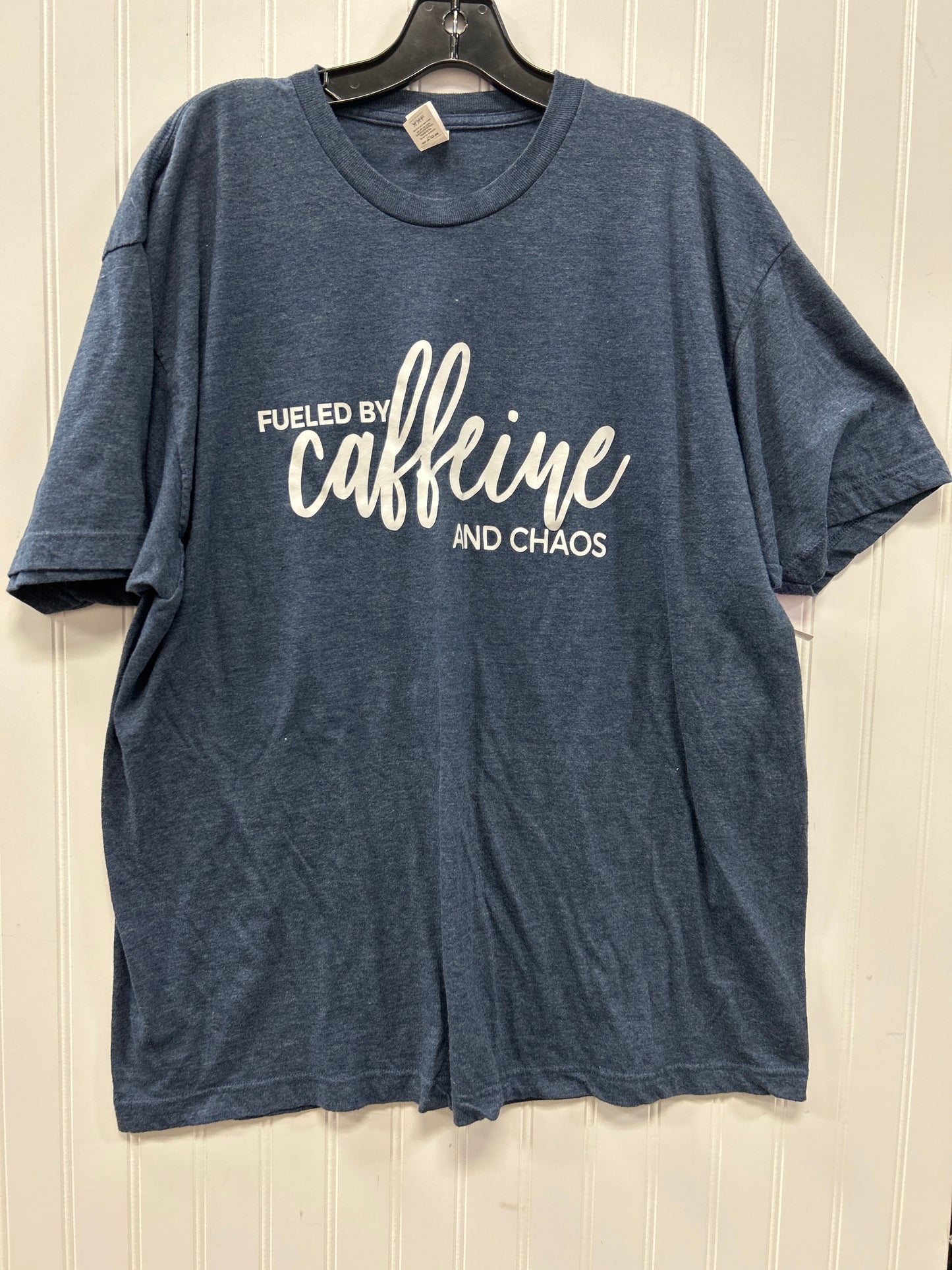 Top Ss By Tultex In Blue, Size:1X