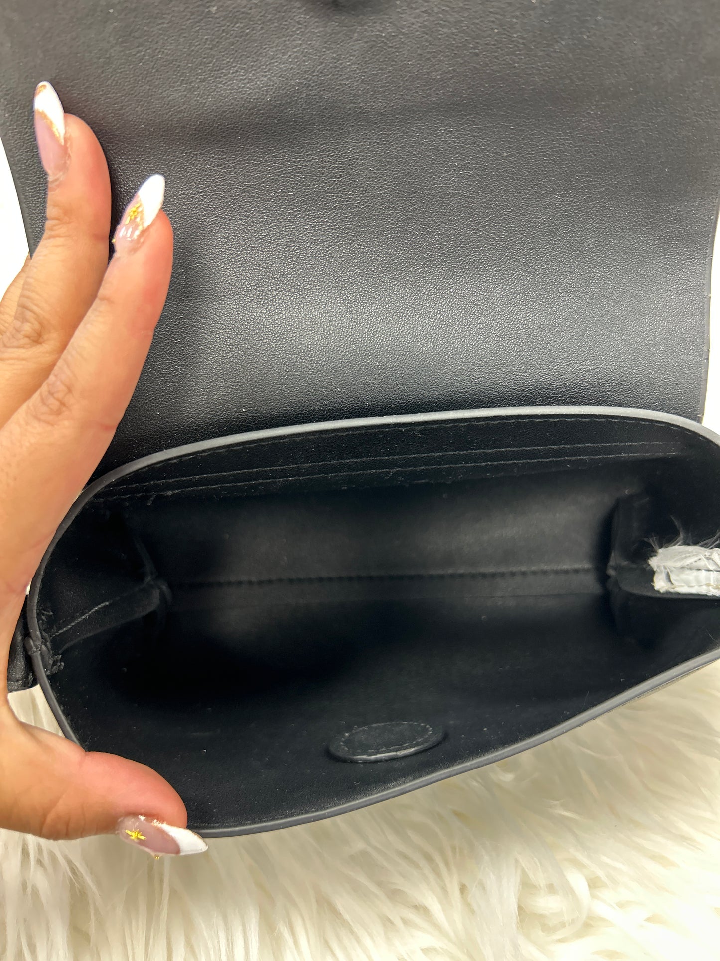 Crossbody Leather By Mng In Black, Size:Small