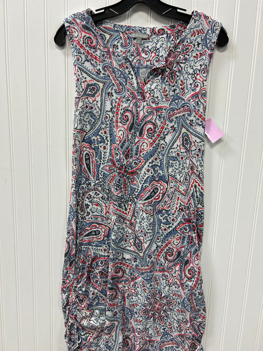 Dress Casual Midi By Talbots In Paisley Print, Size:Xs