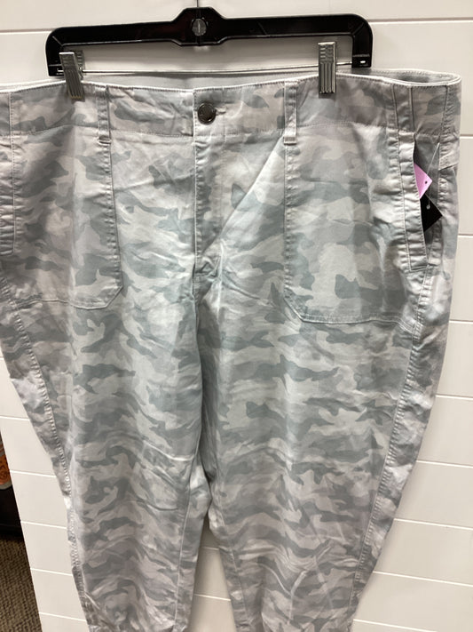 Pants Other By Lane Bryant In Cream & Grey, Size:24
