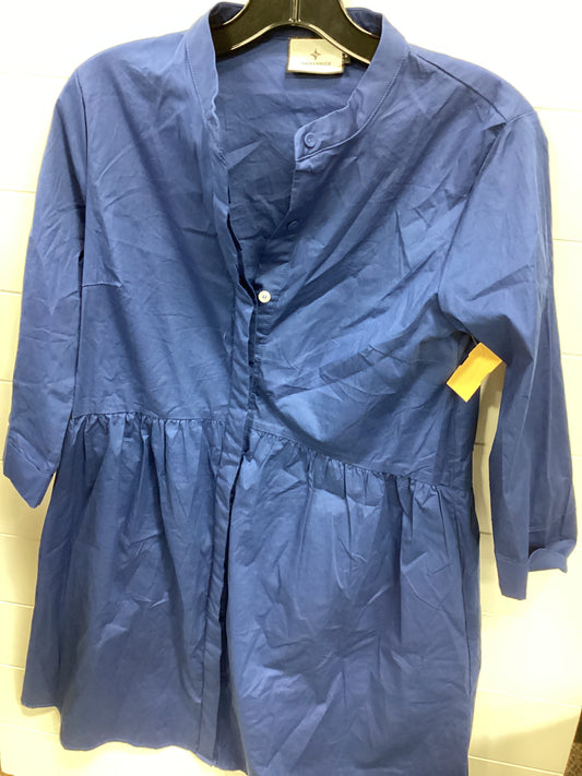 Dress Casual Midi By Tuckernuck In Blue, Size:M