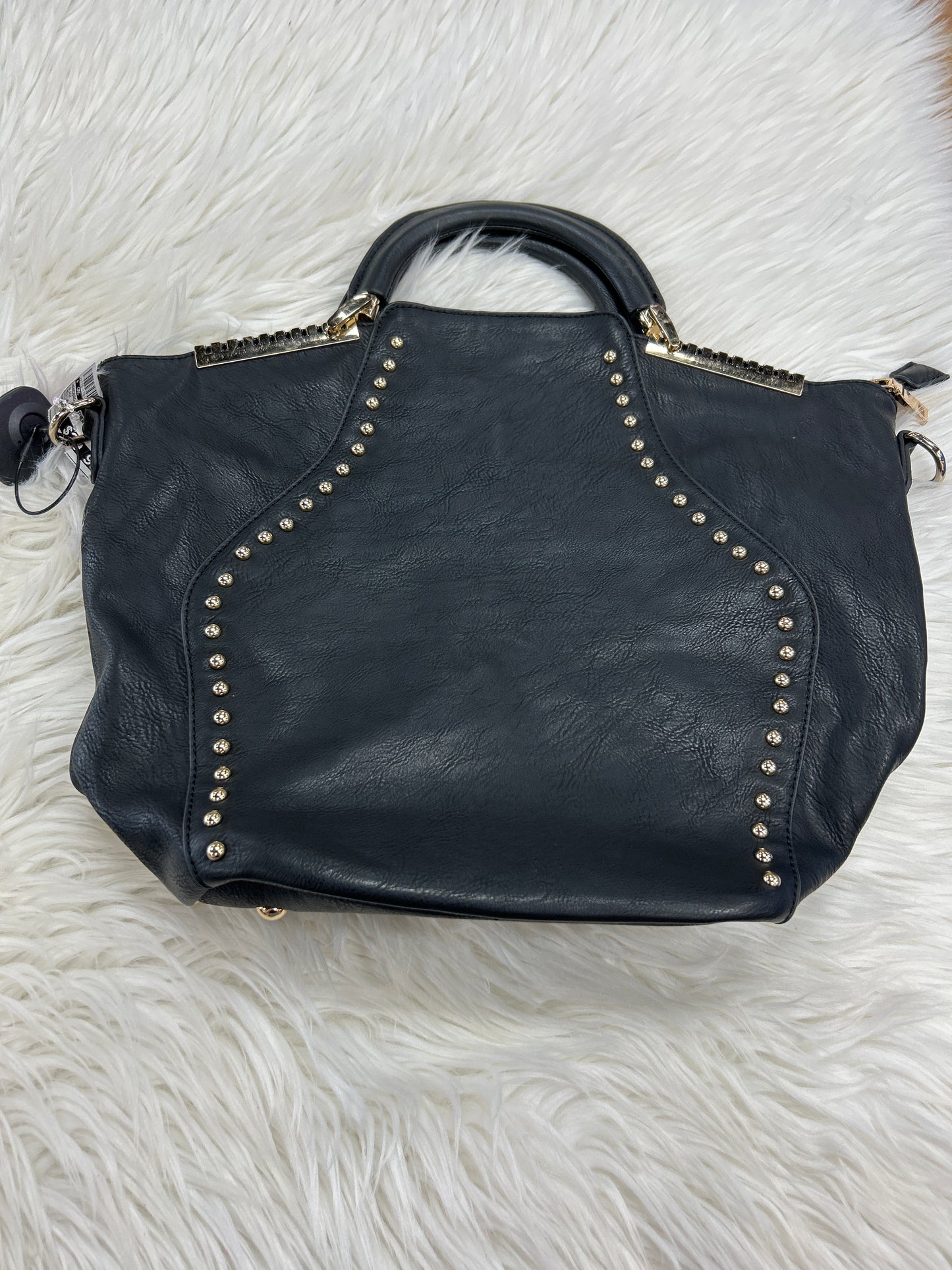 Handbag Leather By Cmc In Black, Size:Medium