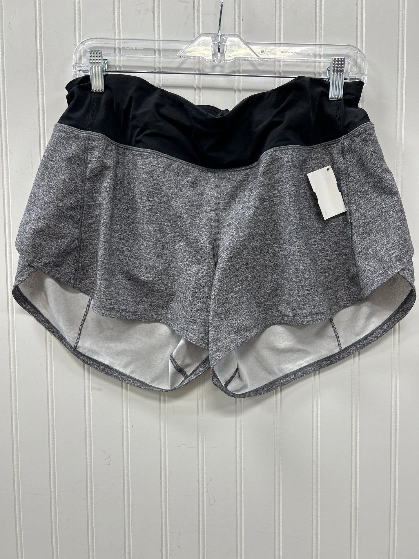 Athletic Shorts By Lululemon In Grey, Size:8