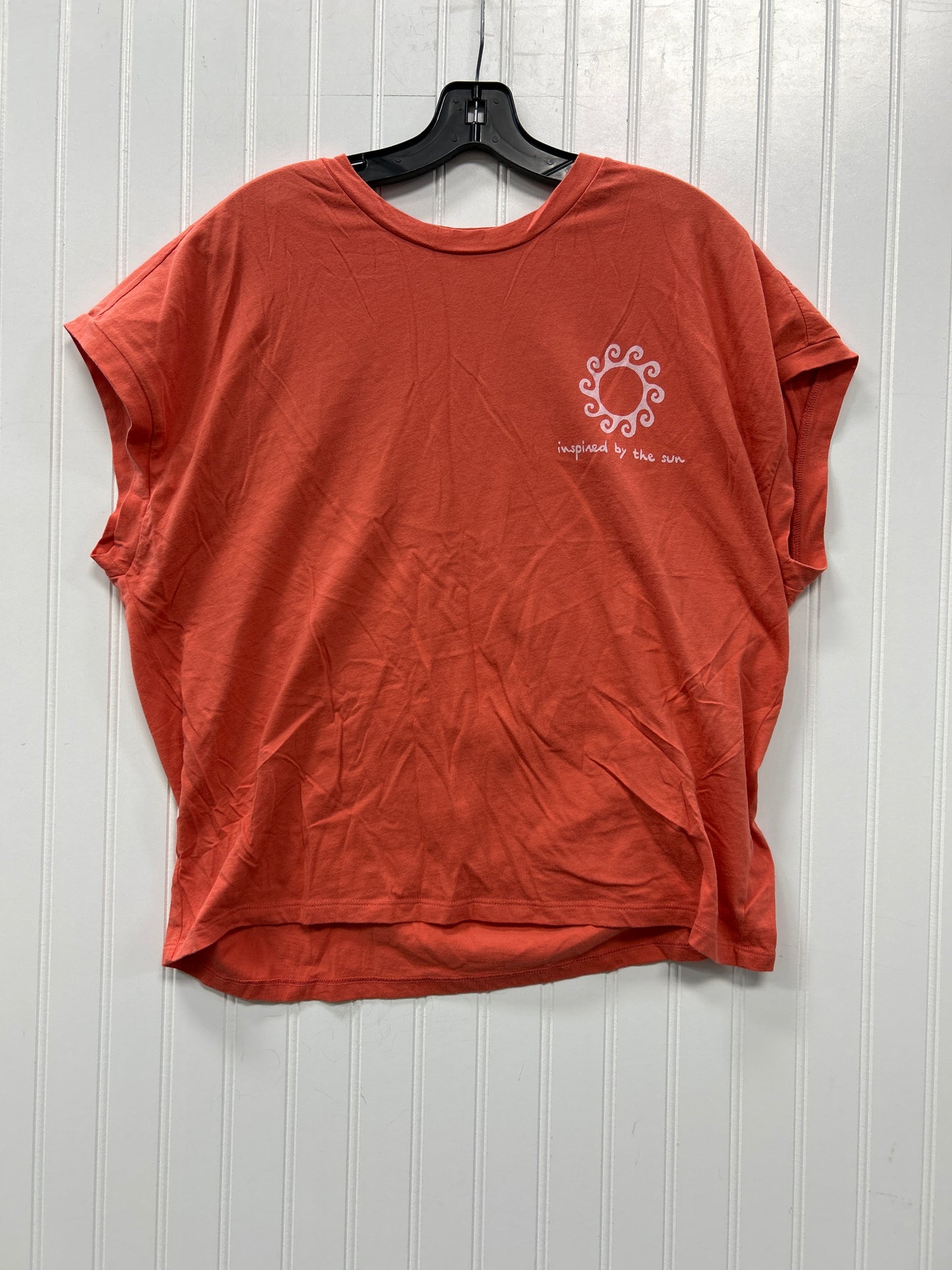 Top Ss By Anthropologie In Orange, Size:Xl