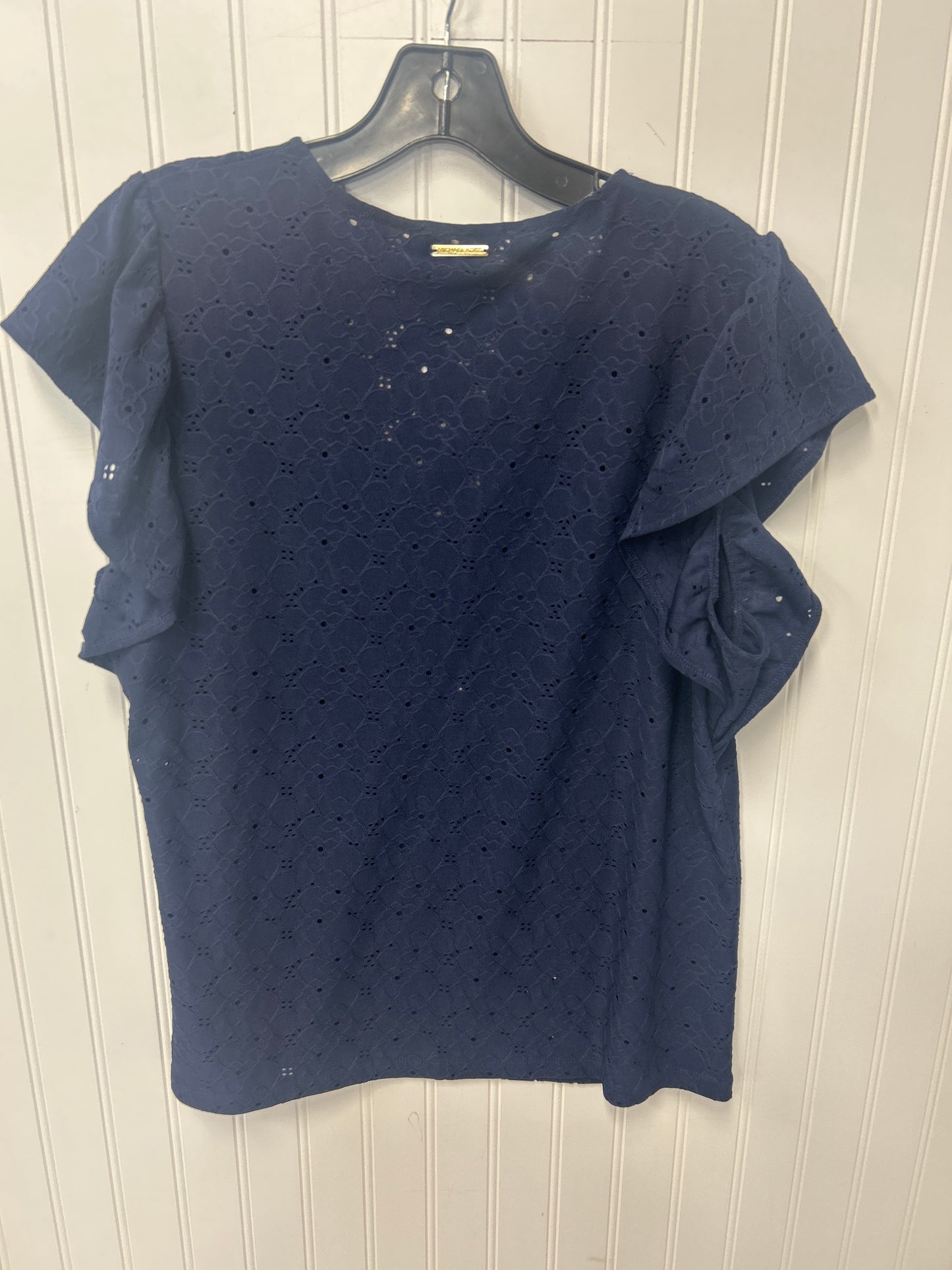 Top Ss By Michael By Michael Kors In Navy, Size:L
