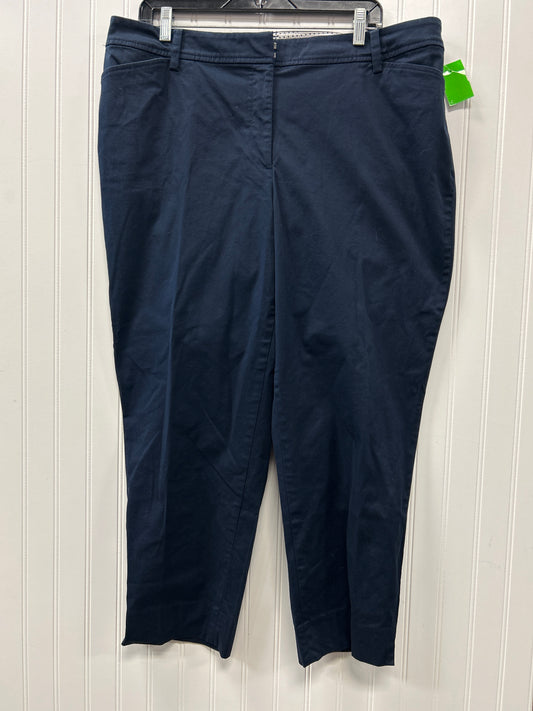 Pants Chinos & Khakis By Talbots In Navy, Size:16