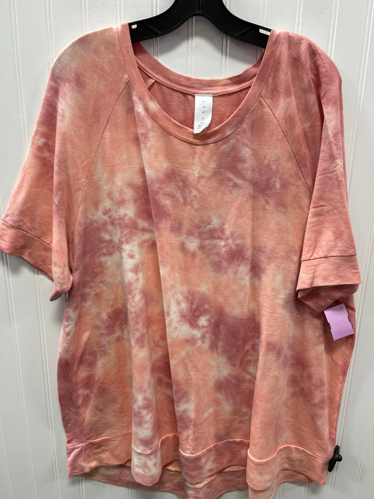 Top Ss By Livi Active In Peach, Size:1X