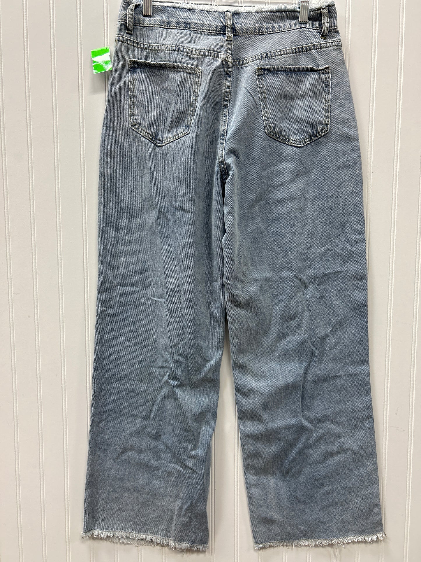 Jeans Wide Leg By Clothes Mentor In Blue Denim, Size:10