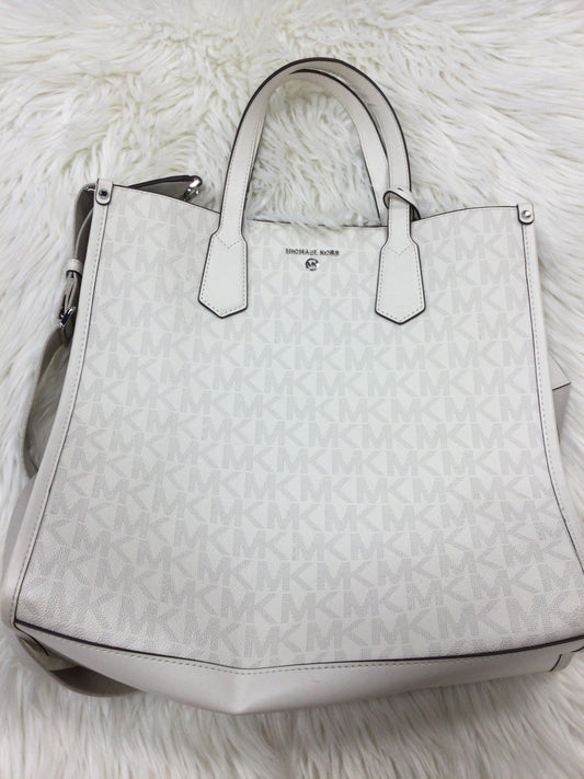 Handbag Designer By Michael Kors In White, Size:Large