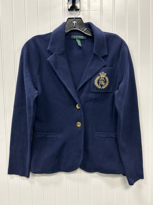 Cardigan By Lauren By Ralph Lauren In Navy, Size:S