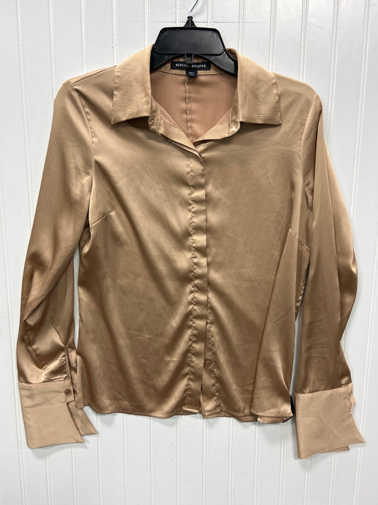 Top Ls By Boston Proper In Gold, Size:S