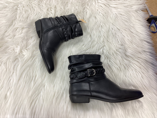 Boots Ankle Heels By Comfortview In Black, Size:8
