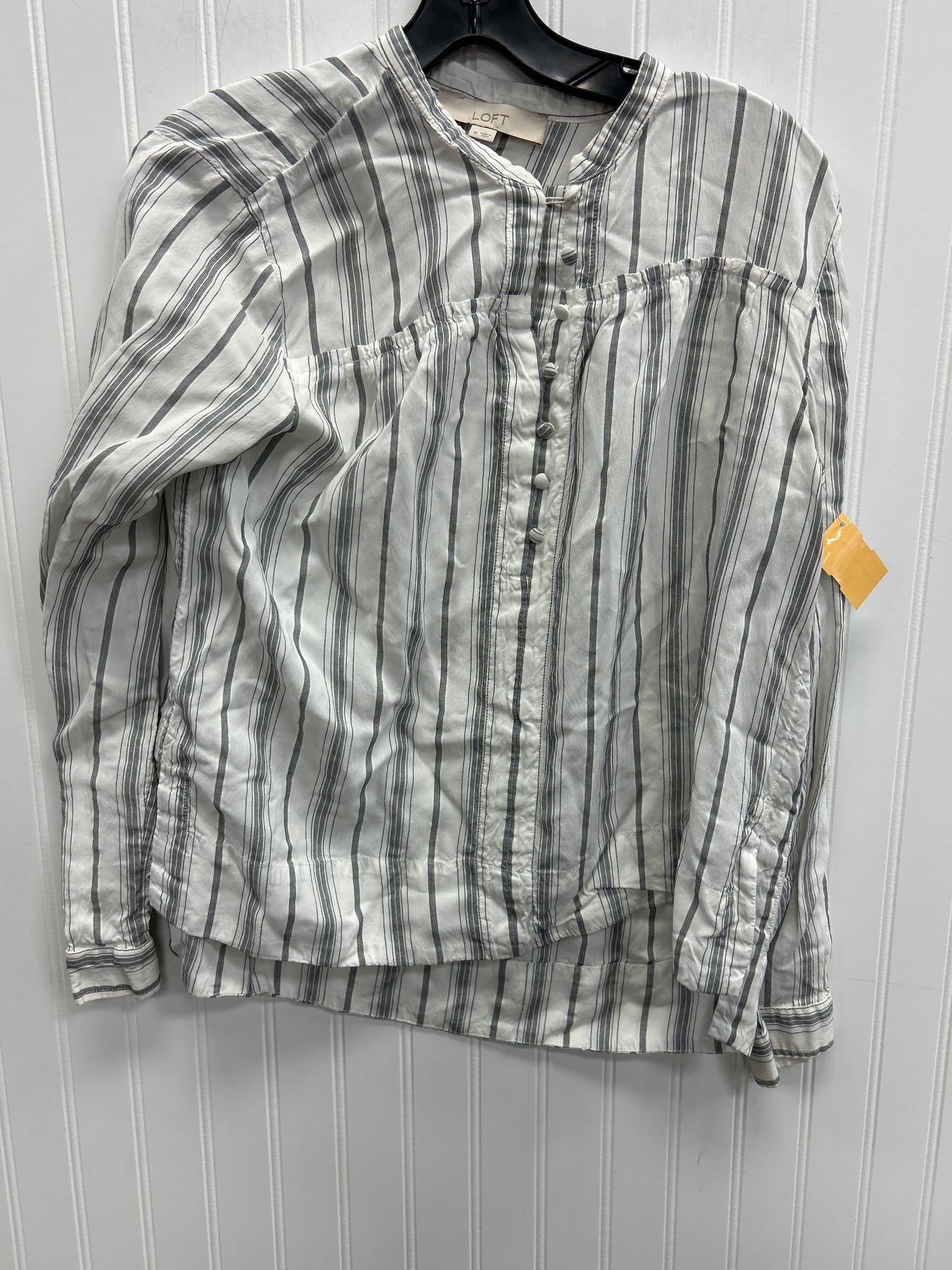 Top Ls By Loft In White, Size:M