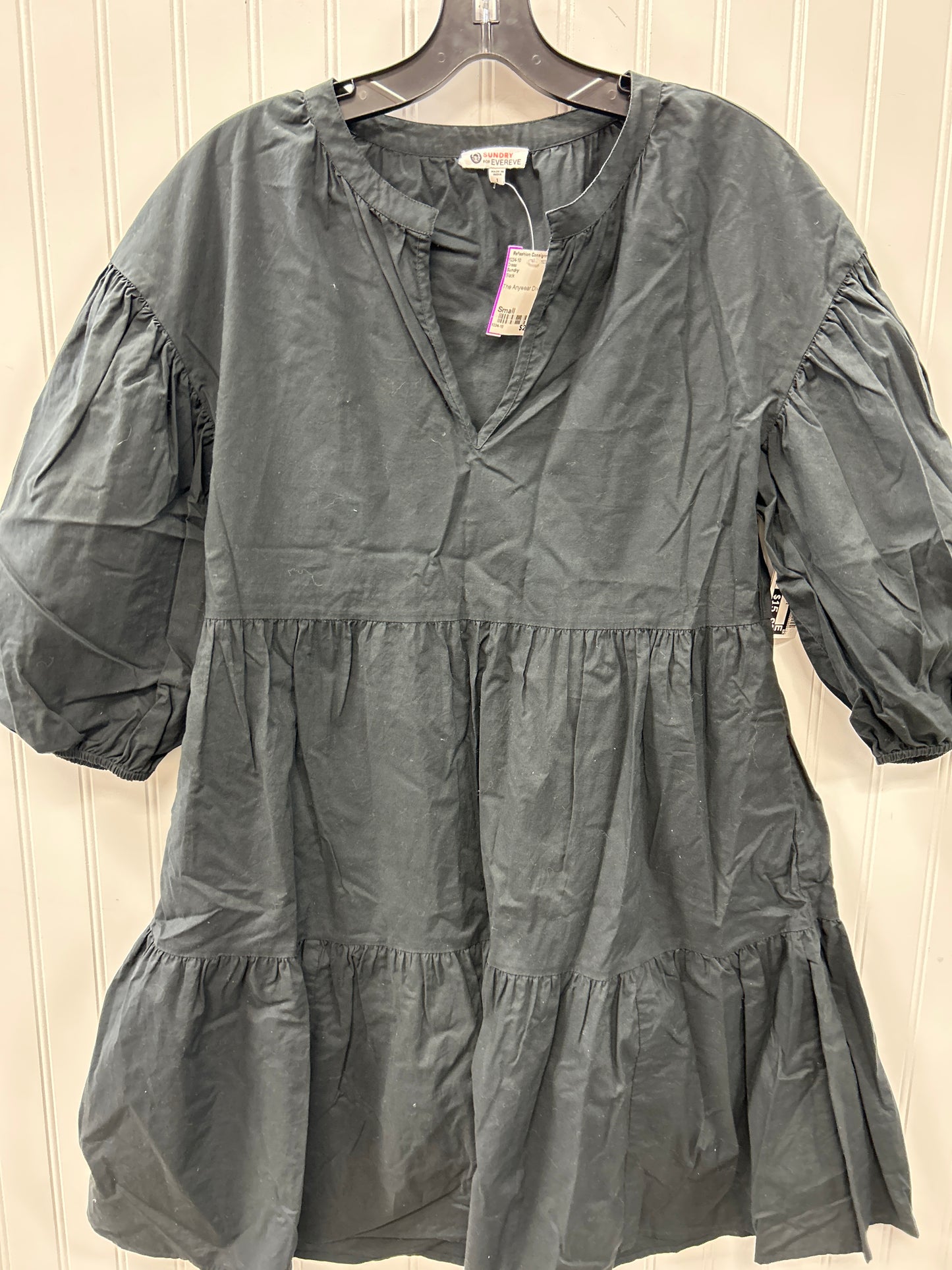 Dress Casual Midi By Evereve In Black, Size:S