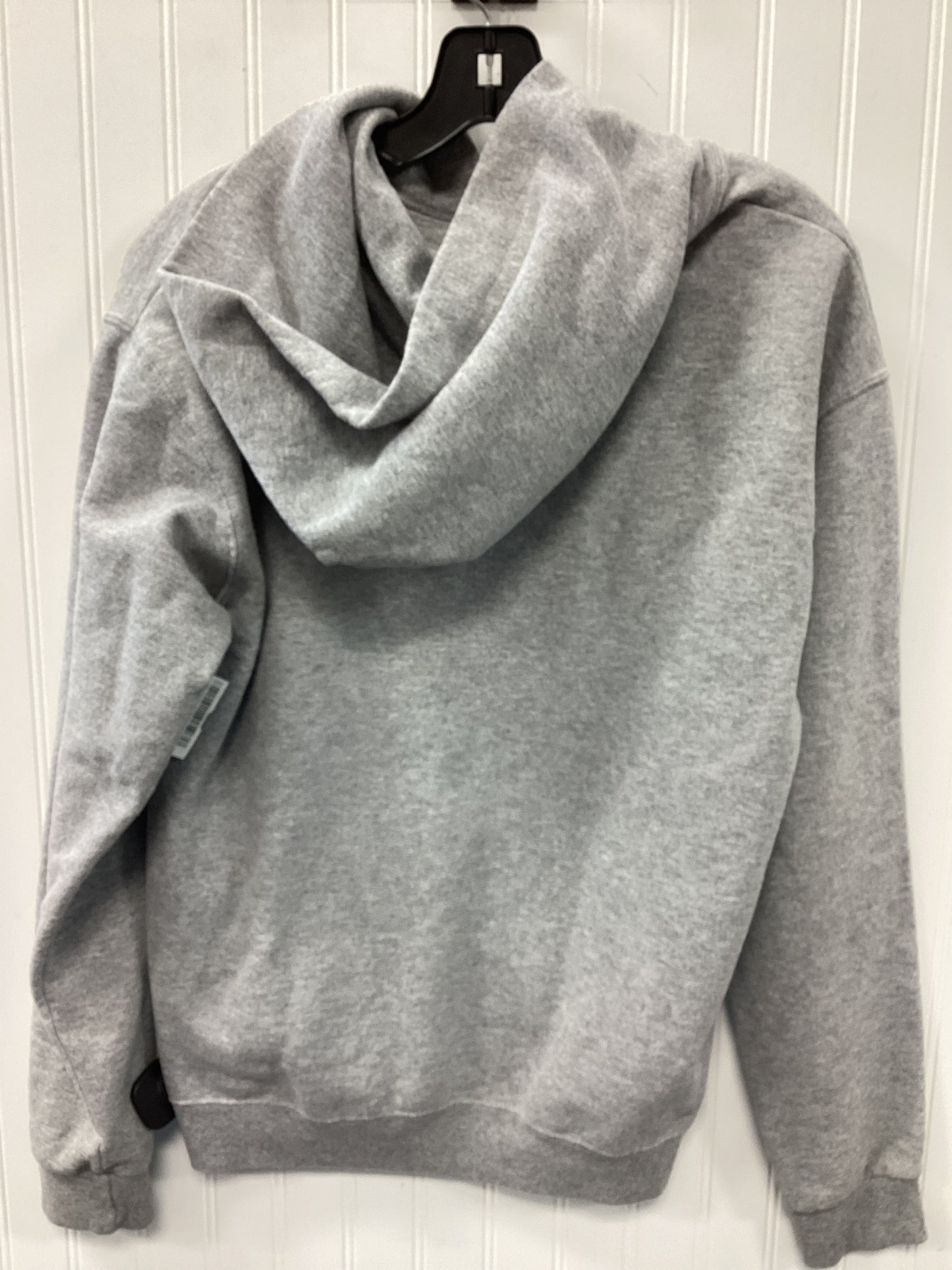 Sweatshirt Hoodie By Jerzees In Grey, Size:M