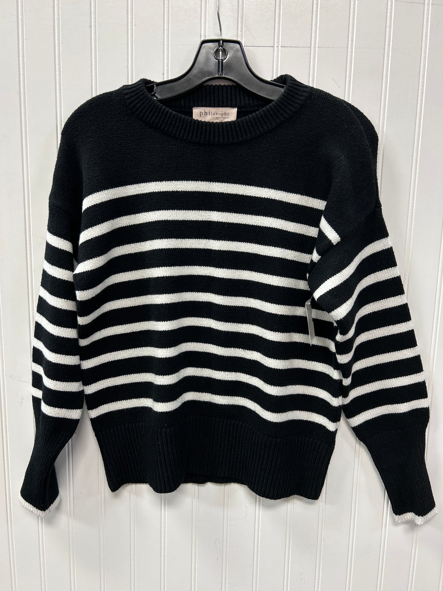 Sweater By Philosophy In Black, Size:Xs