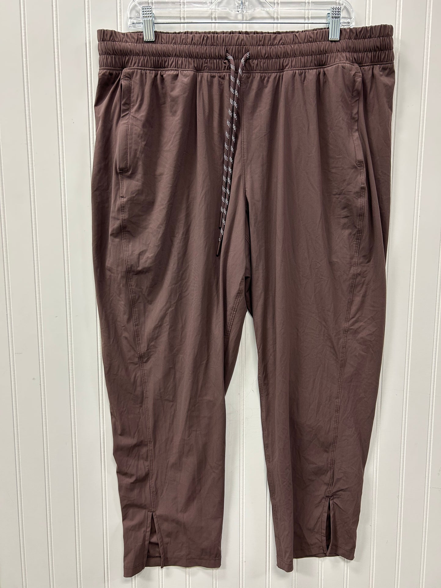 Athletic Pants By Flx In Bronze, Size:1X