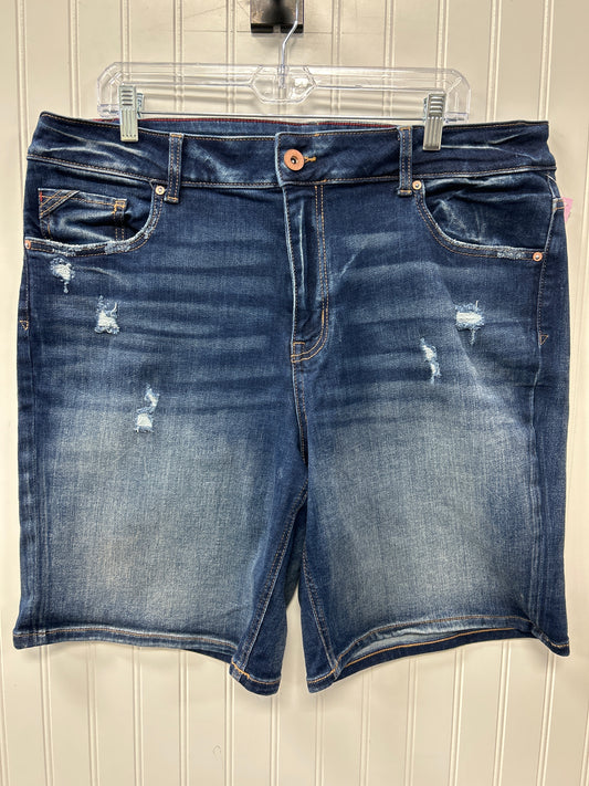 Shorts By Edgely In Blue Denim, Size:18