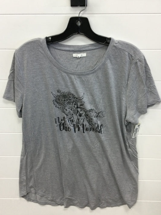 Top Ss By Maurices In Grey, Size:Xl