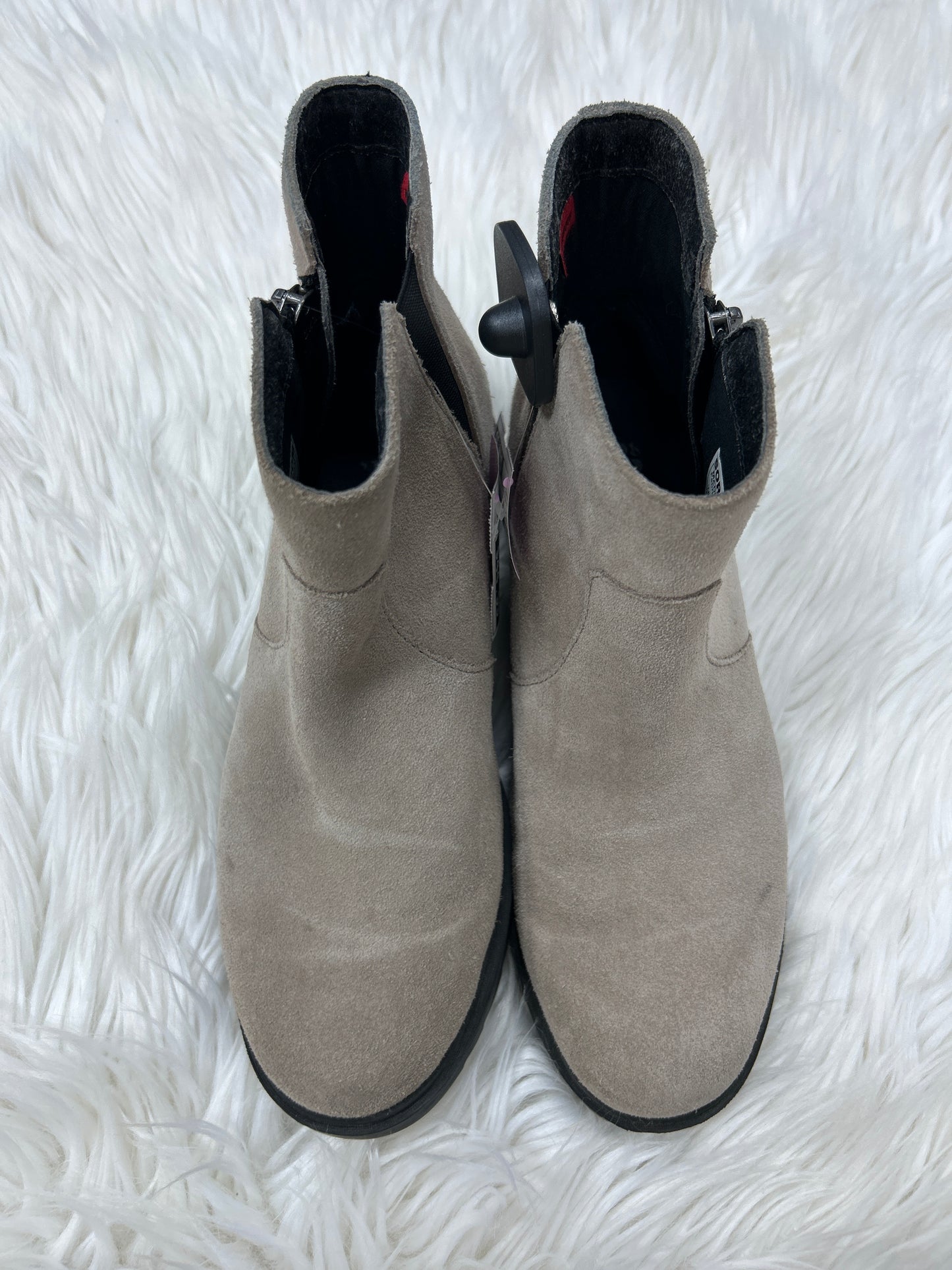 Boots Ankle Heels By Sorel In Grey, Size:7.5