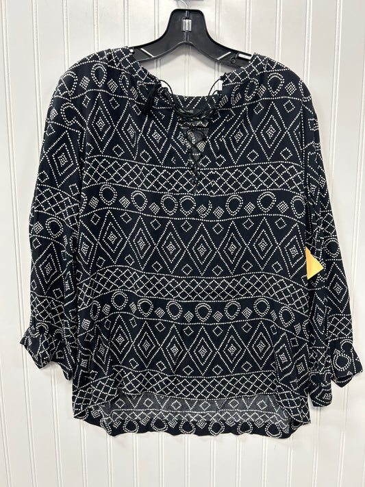 Blouse Ls By Madewell In Black, Size:Xs