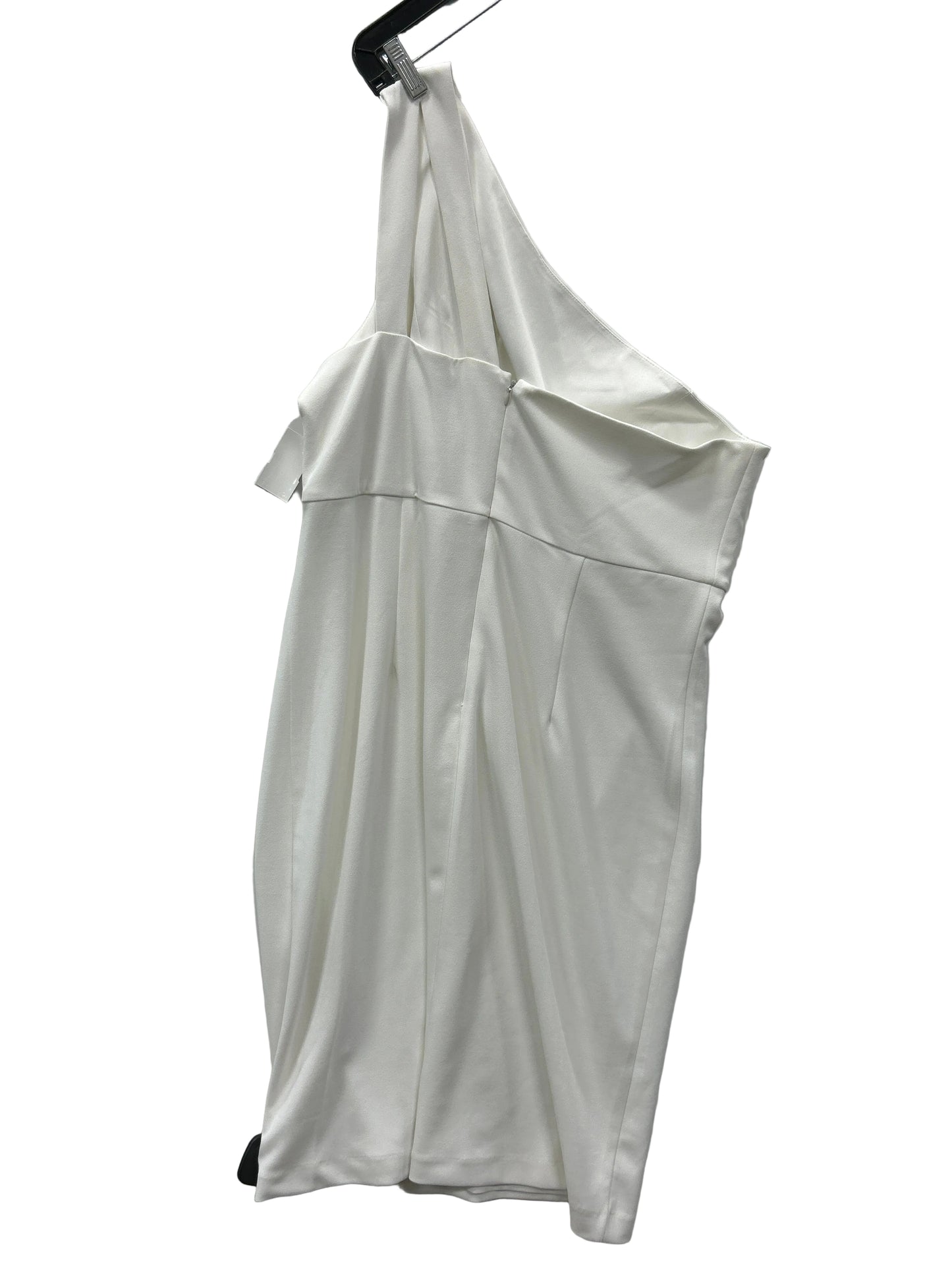 Dress Party Midi By Shelby And Palmer In White, Size:16