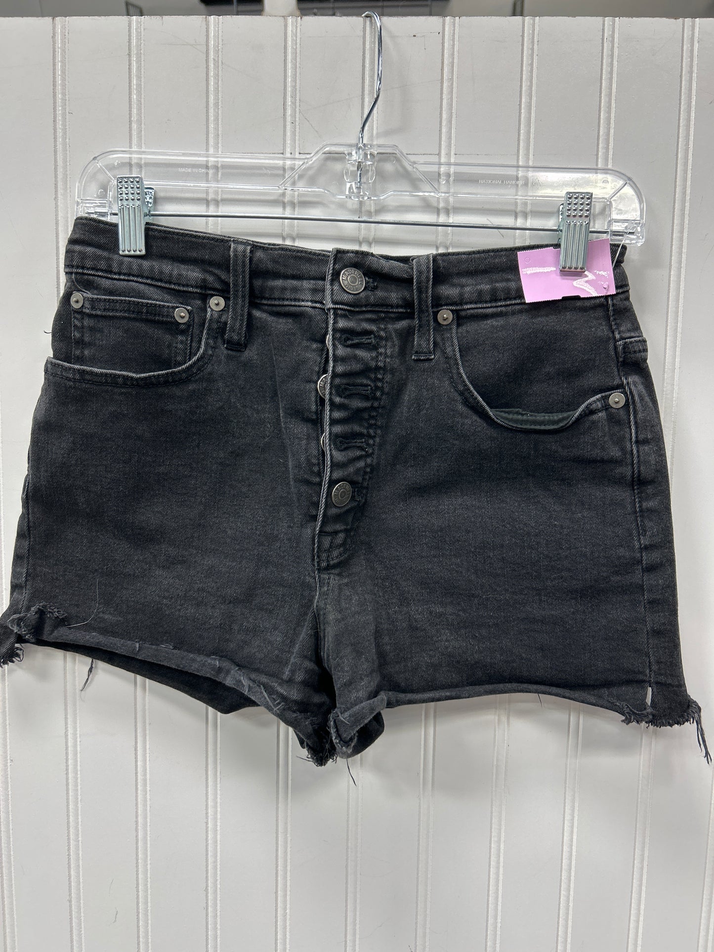 Shorts By Madewell In Black Denim, Size:4