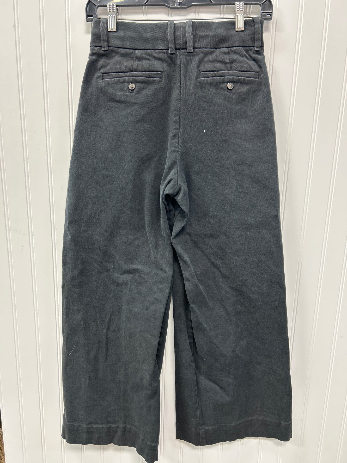 Jeans Wide Leg By Everlane In Black Denim, Size:0