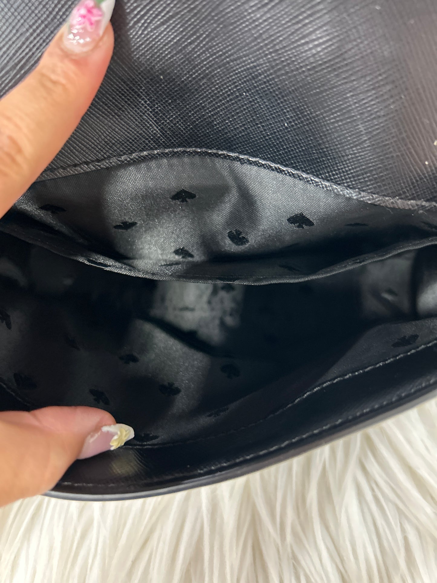 Handbag Designer By Kate Spade In Black, Size:Small
