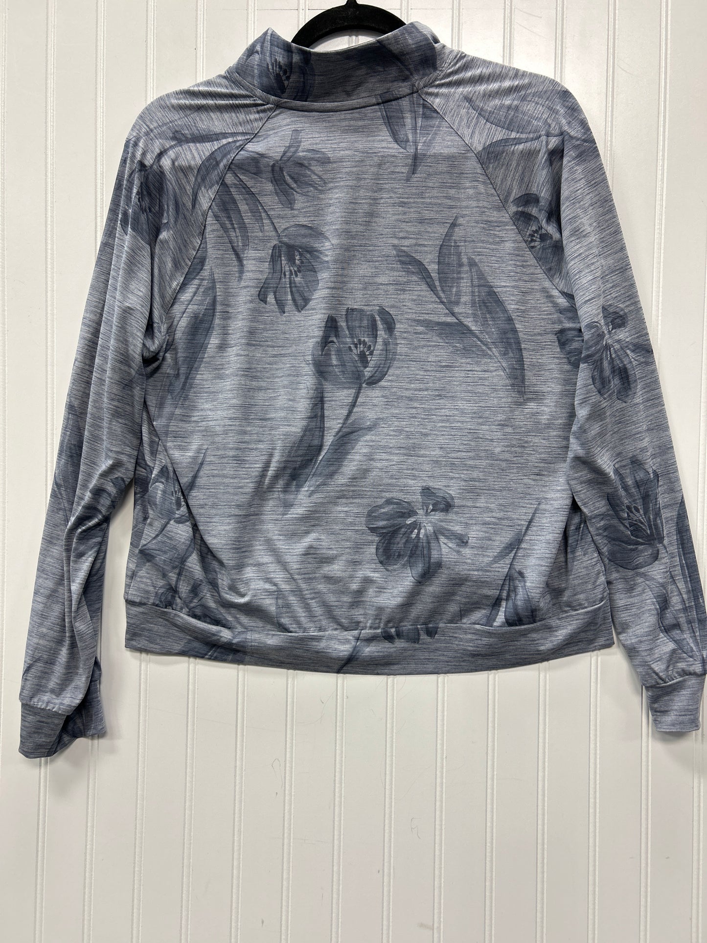 Athletic Jacket By Free Country In Grey, Size:M