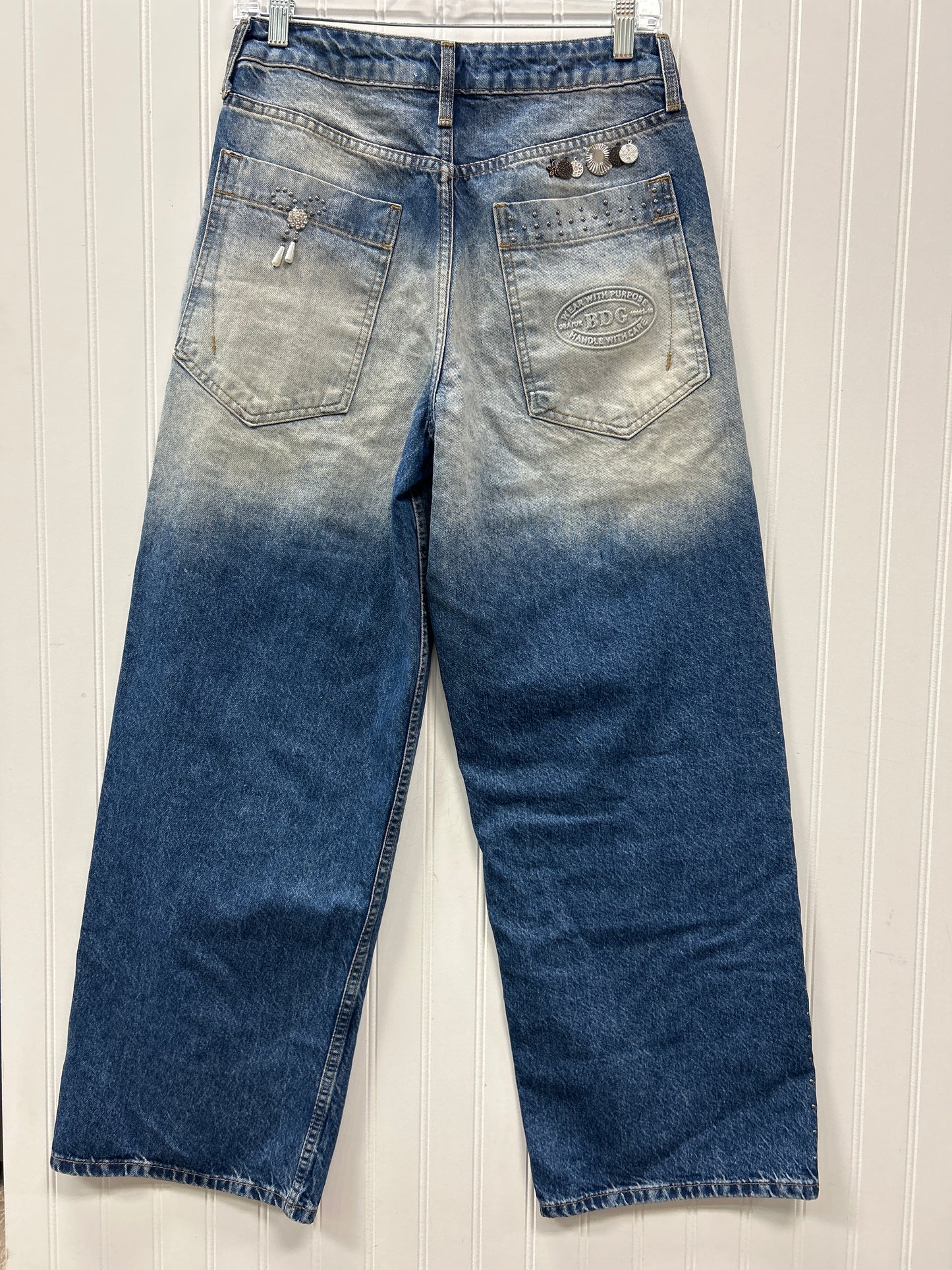 Jeans Wide Leg By Bdg In Blue Denim, Size:2