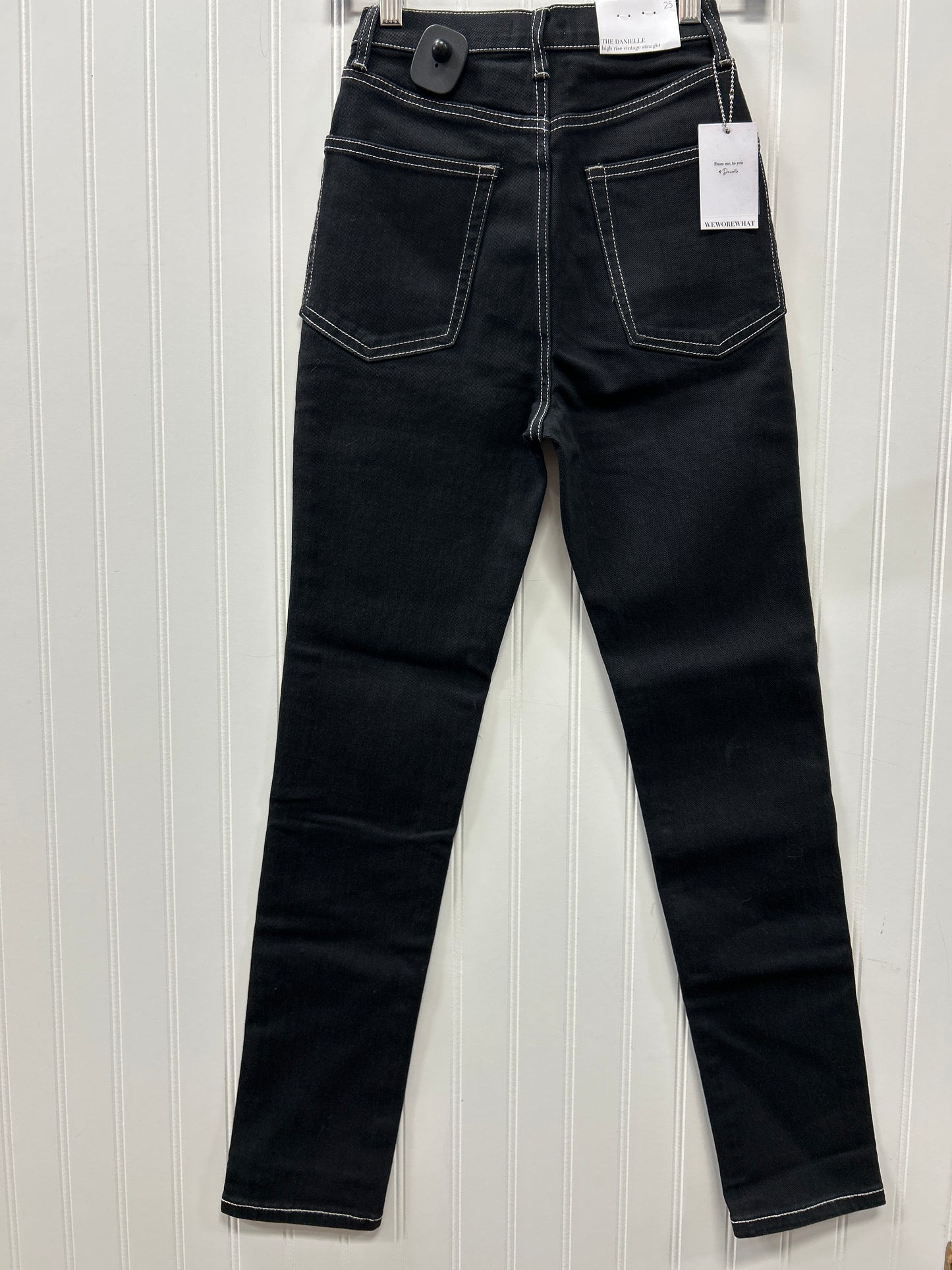 Jeans Skinny By Cmb In Black Denim, Size:0
