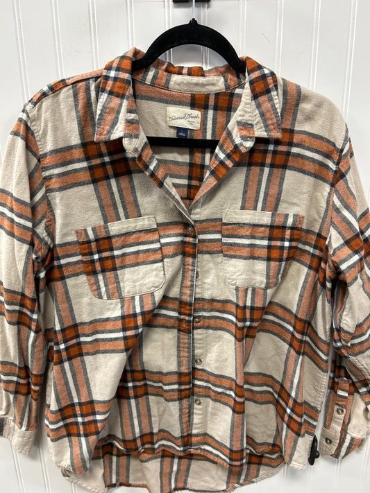 Top Ls By Universal Thread In Cream & Orange, Size:L