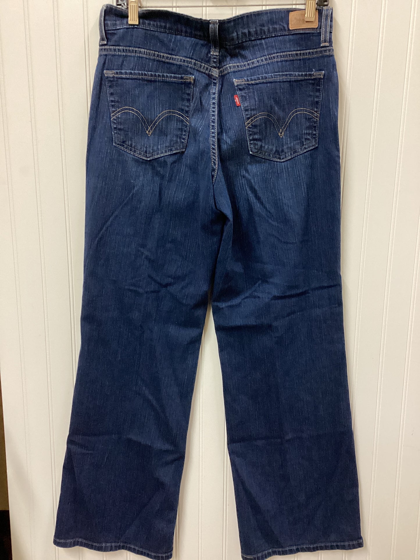 Jeans Boot Cut By Levis In Blue Denim, Size:8