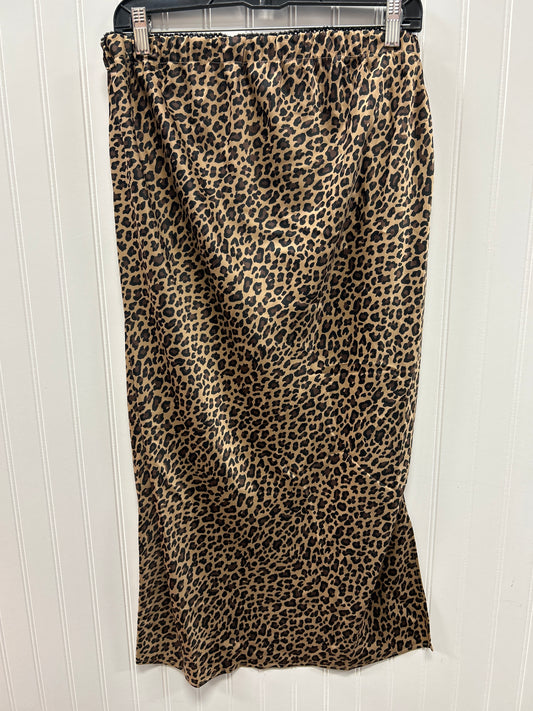 Skirt Maxi By Ingrid & Isabel In Animal Print, Size:M