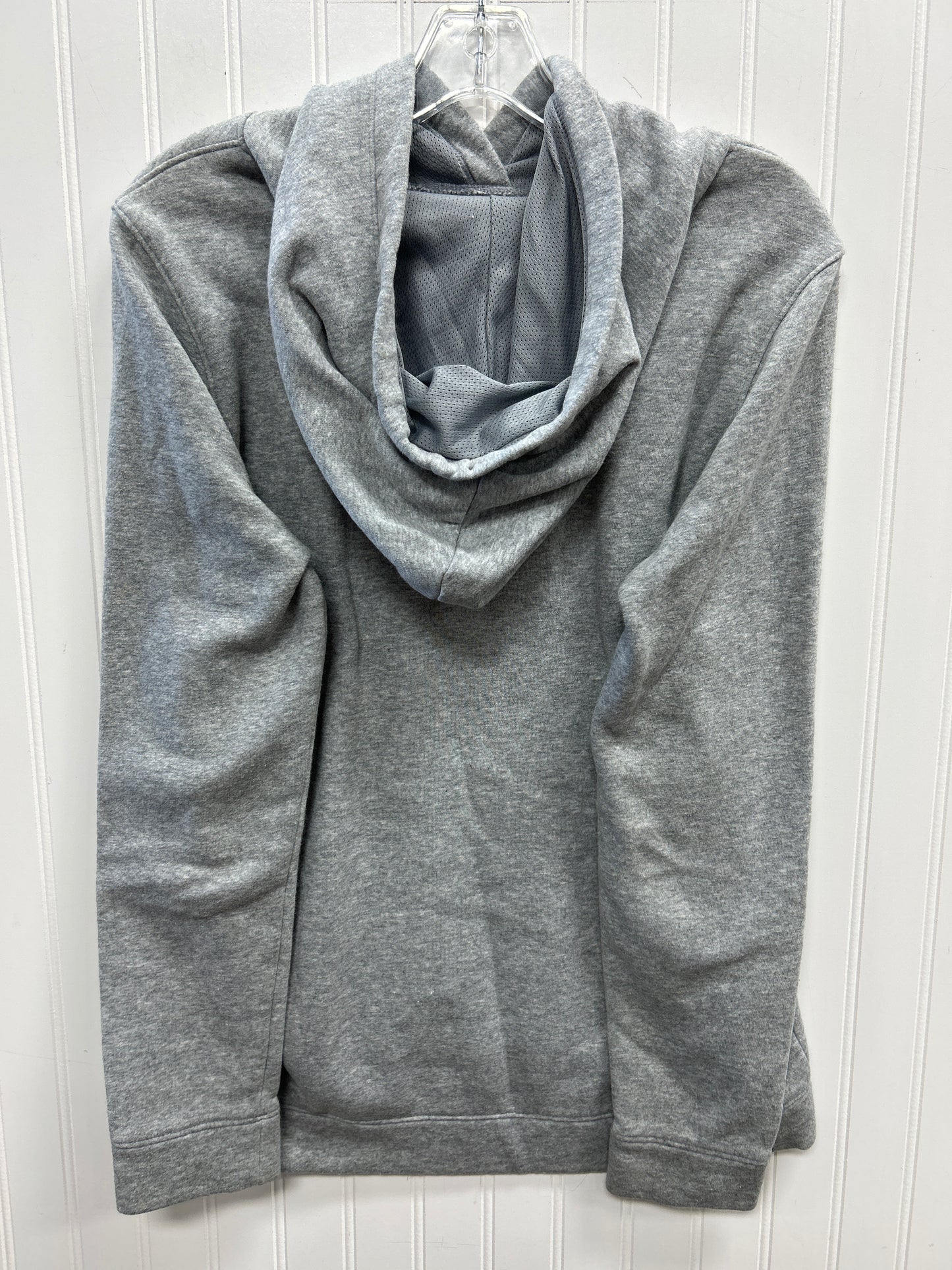 Athletic Sweatshirt Hoodie By Under Armour In Grey, Size:M