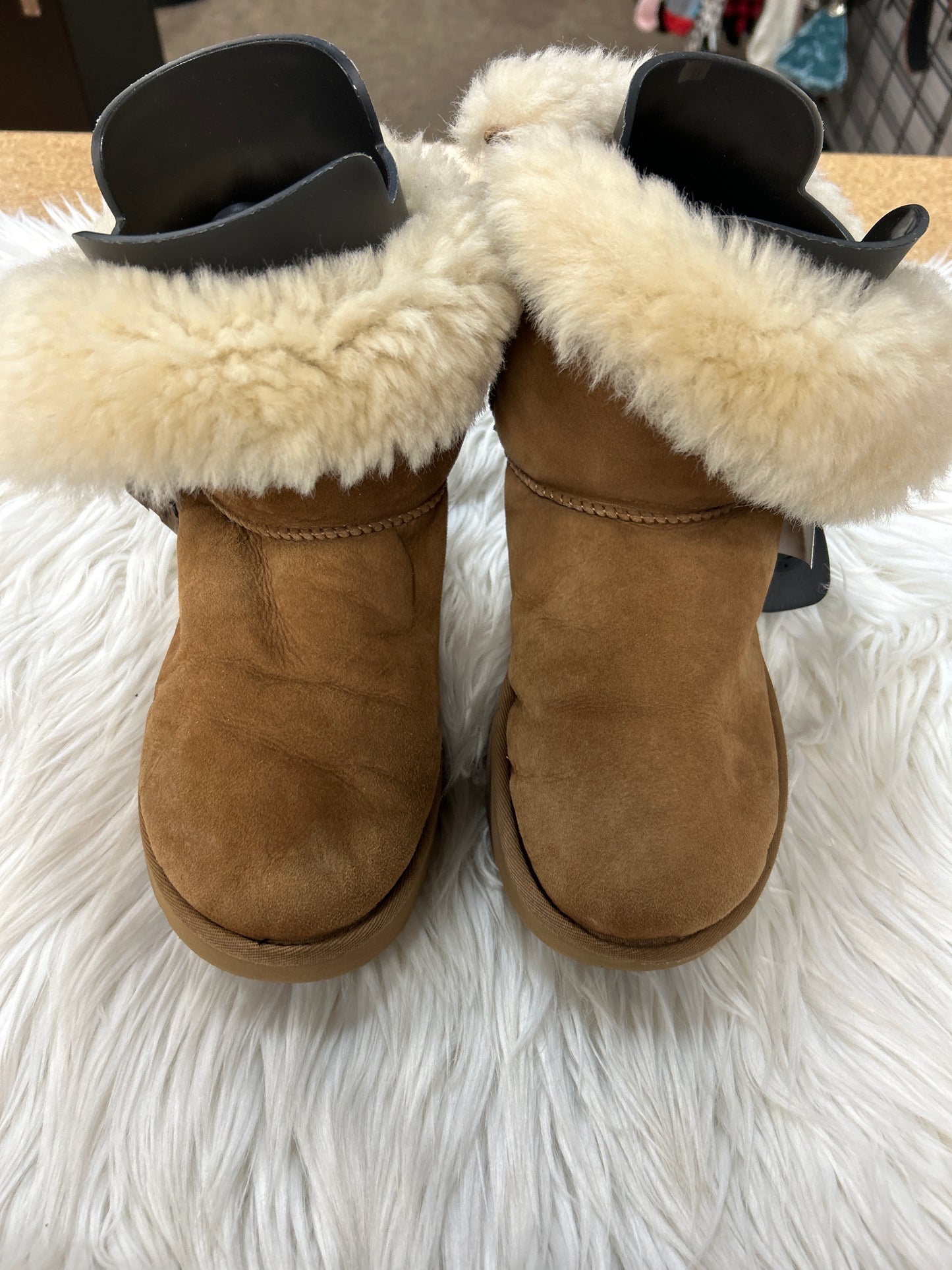 Boots Designer By Ugg In Brown, Size:9