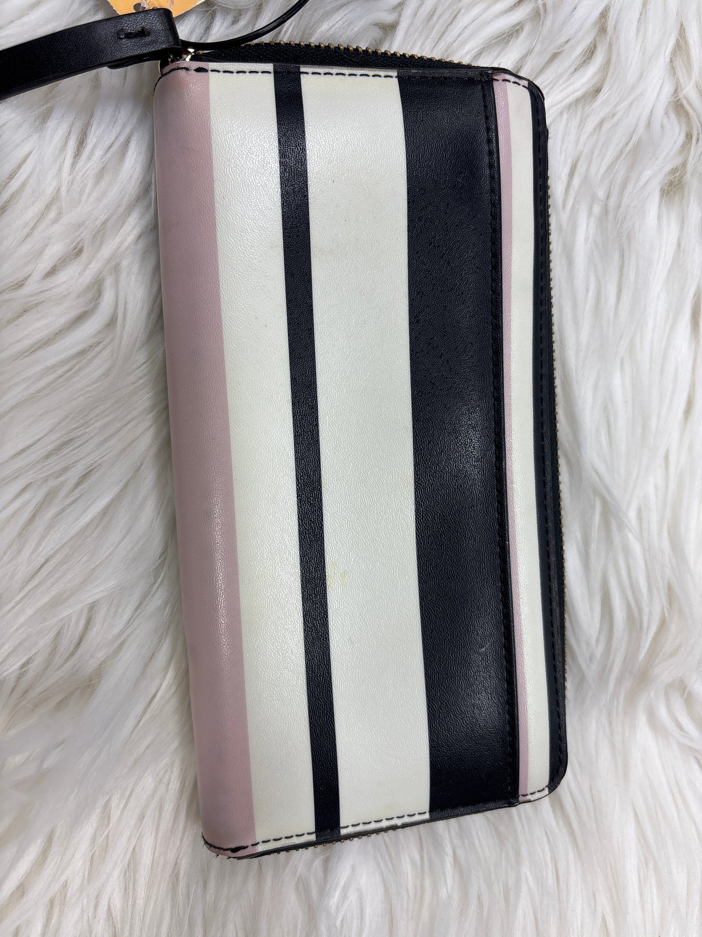 Wallet Designer By Kate Spade In Black & White, Size:Medium
