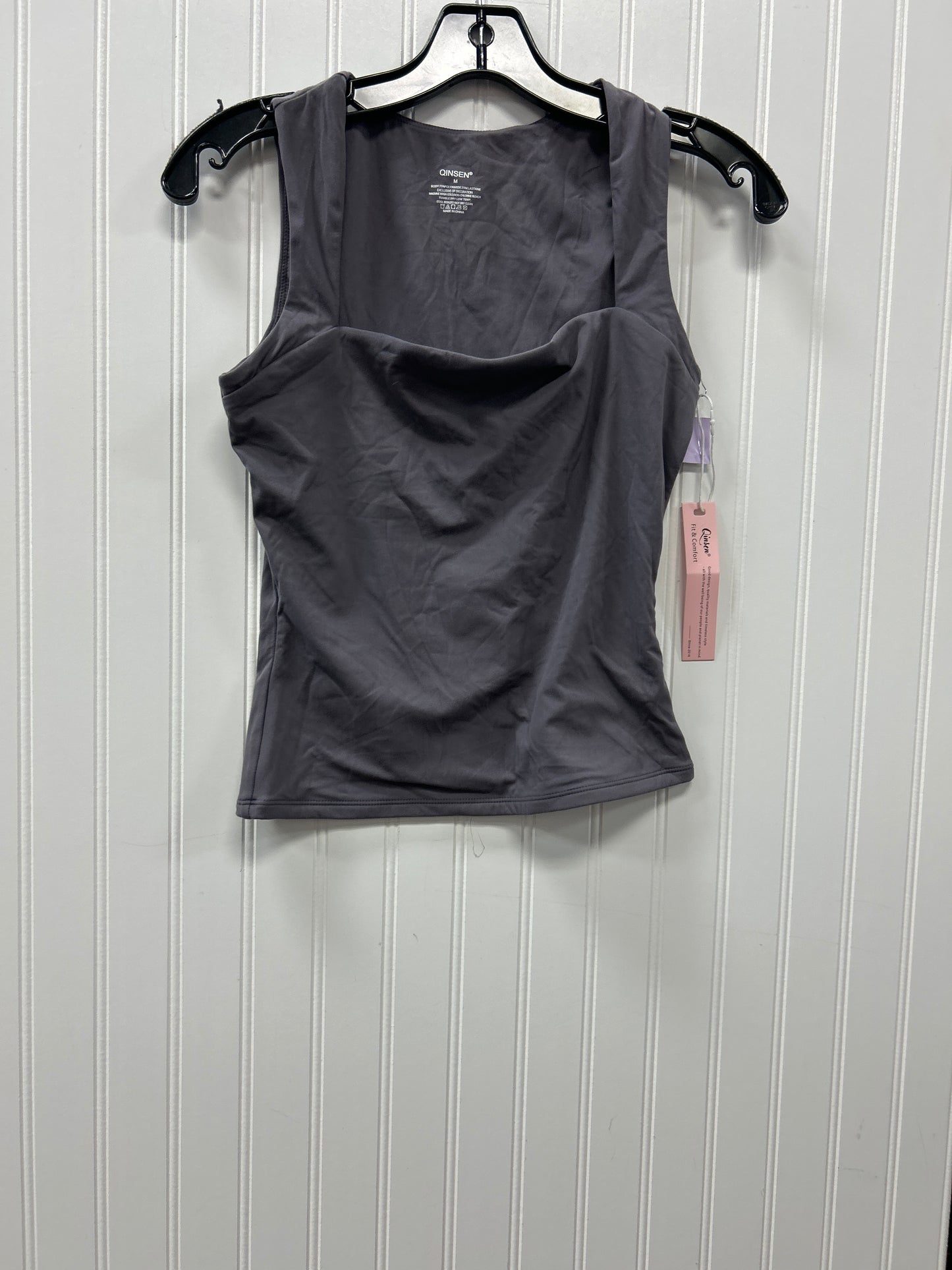 Top Sleeveless By Cmc In Grey, Size:M