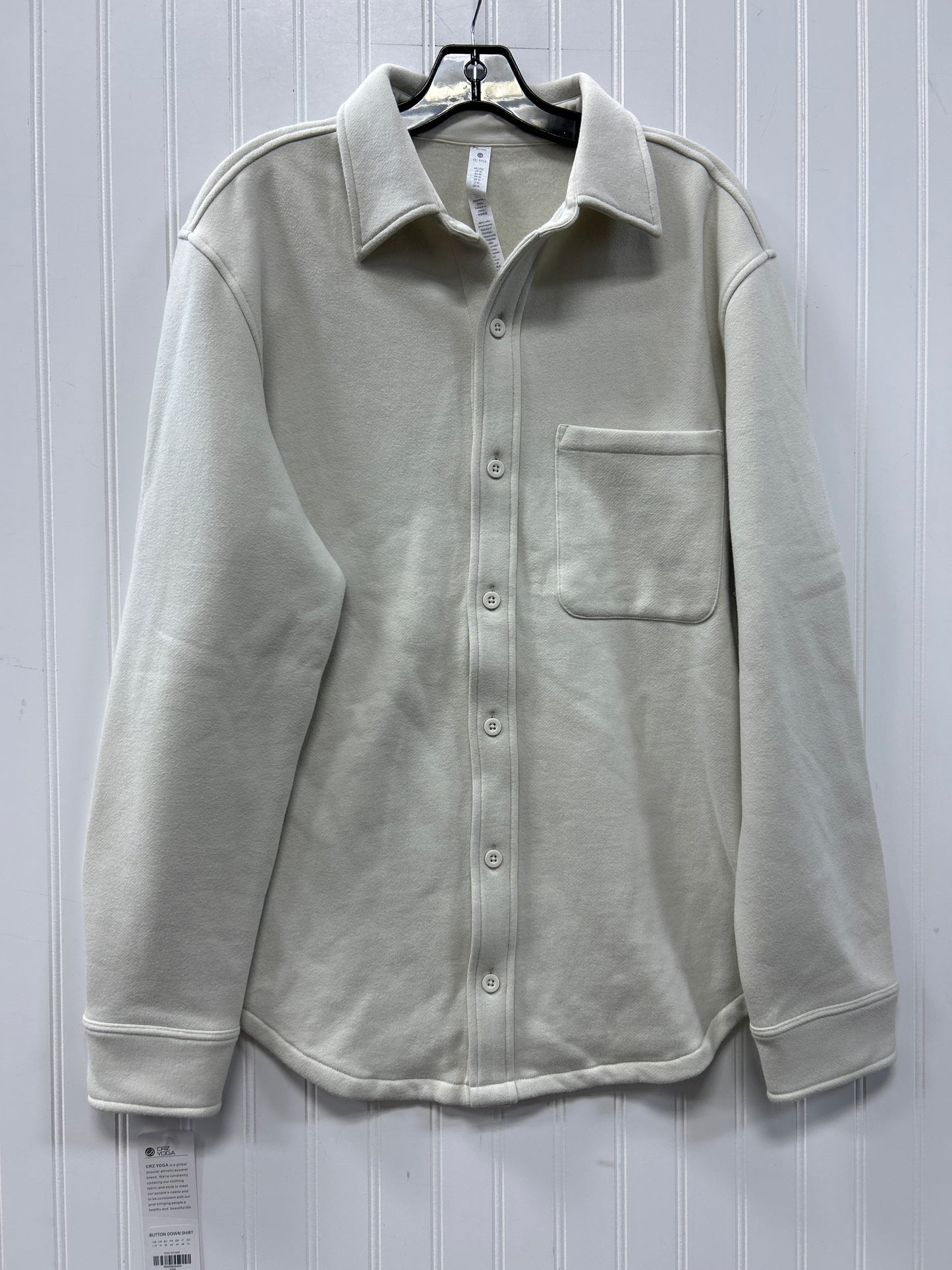 Jacket Other By Crz Yoga In Cream, Size:L NWT