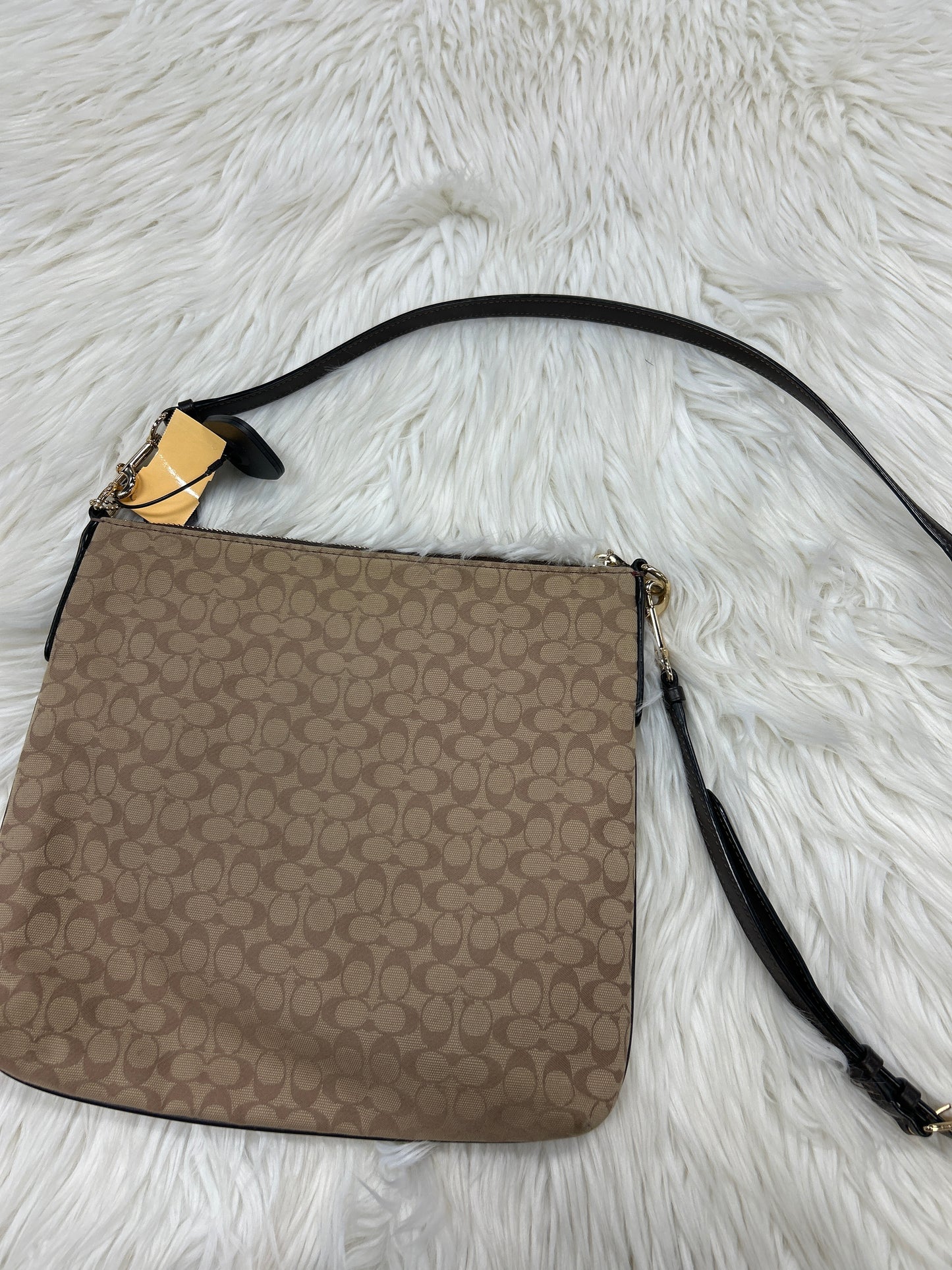 Handbag Designer By Coach In Brown, Size:Medium