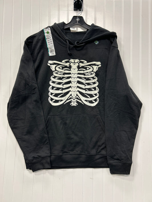 Sweatshirt Hoodie By Clothes Mentor In Black, Size:Xl
