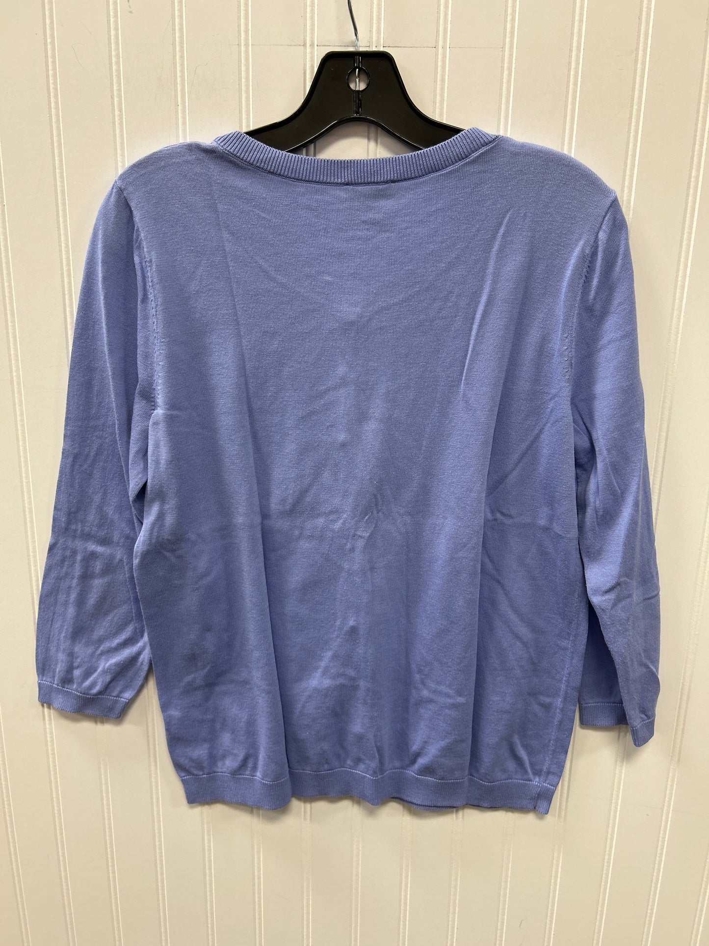Cardigan By Talbots In Blue, Size:M