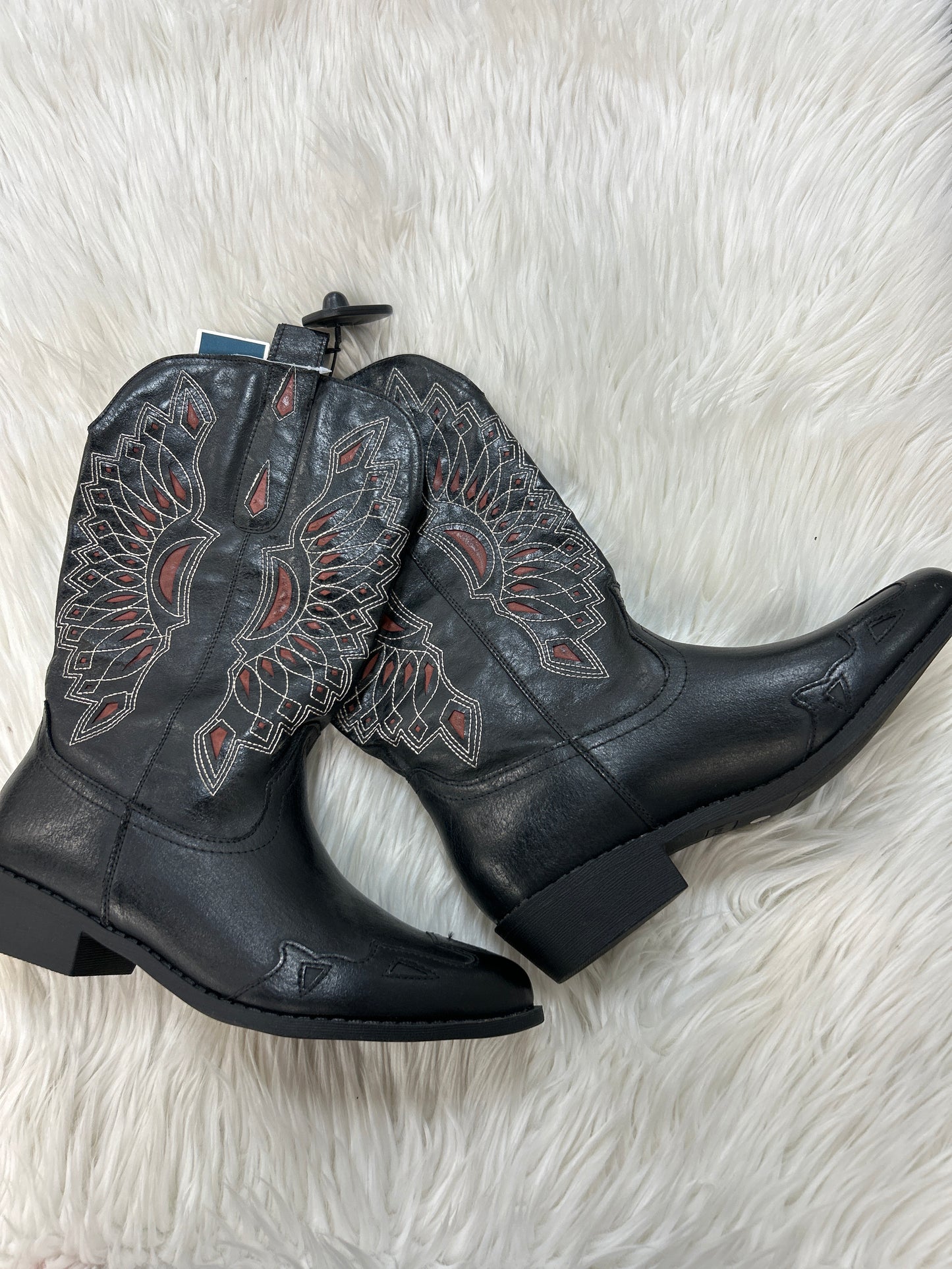 Boots Western By Coconuts In Black, Size:10