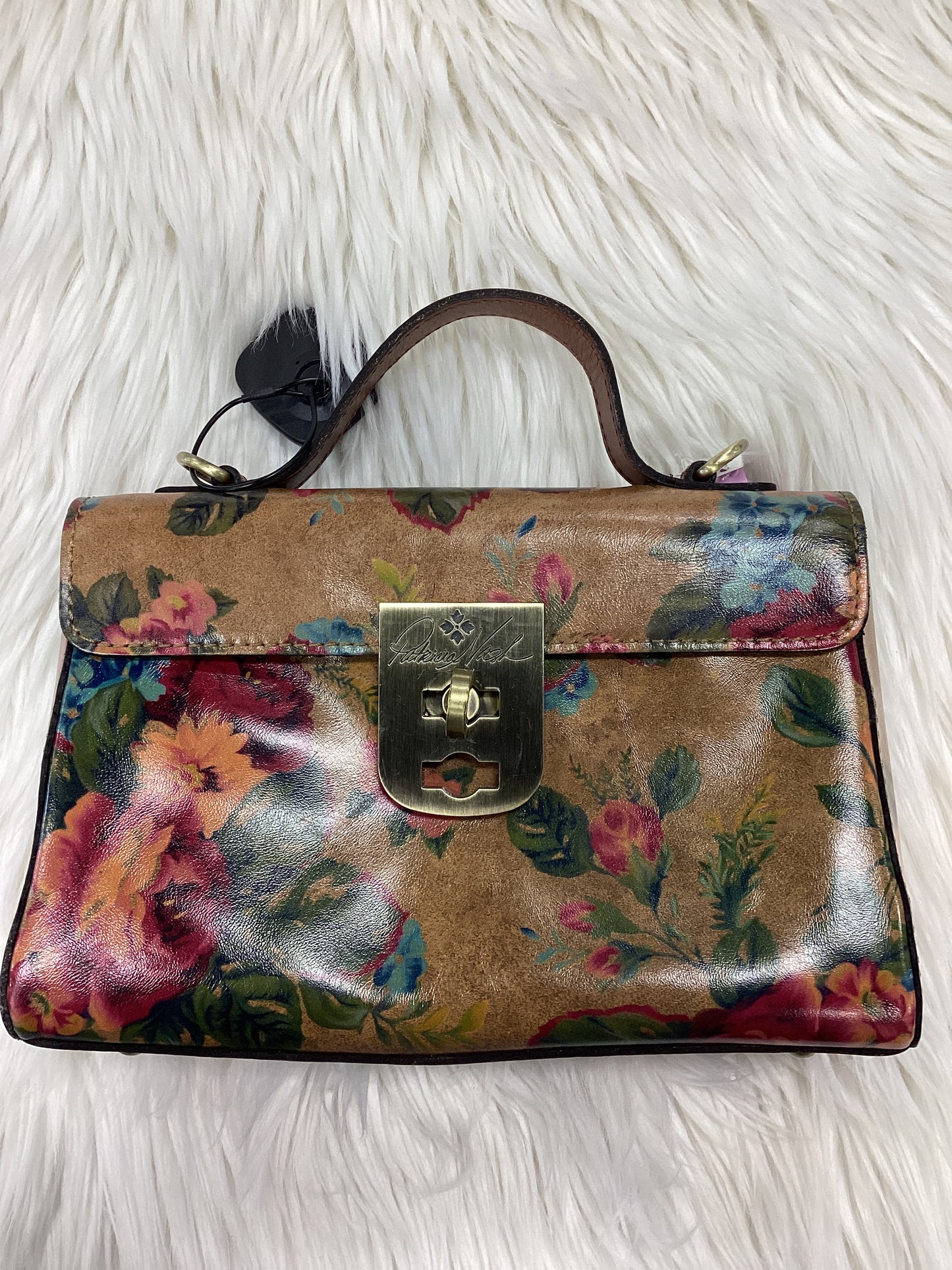 Handbag Designer By Patricia Nash In Floral Print, Size:Medium